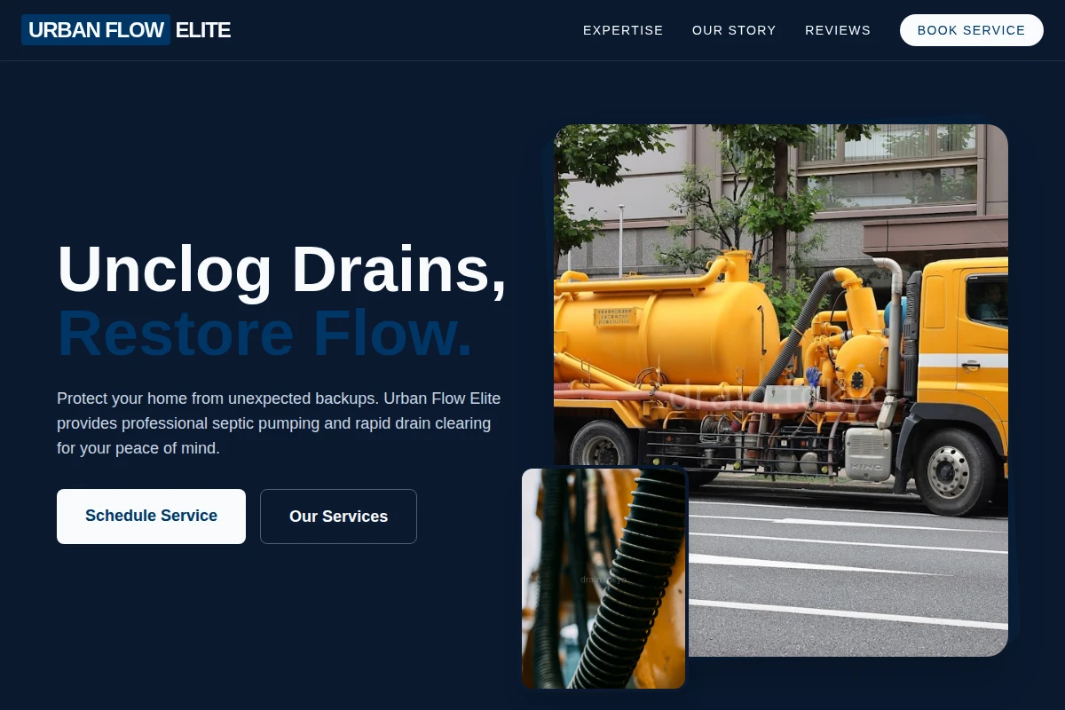 Drainpipe Septic Pumping