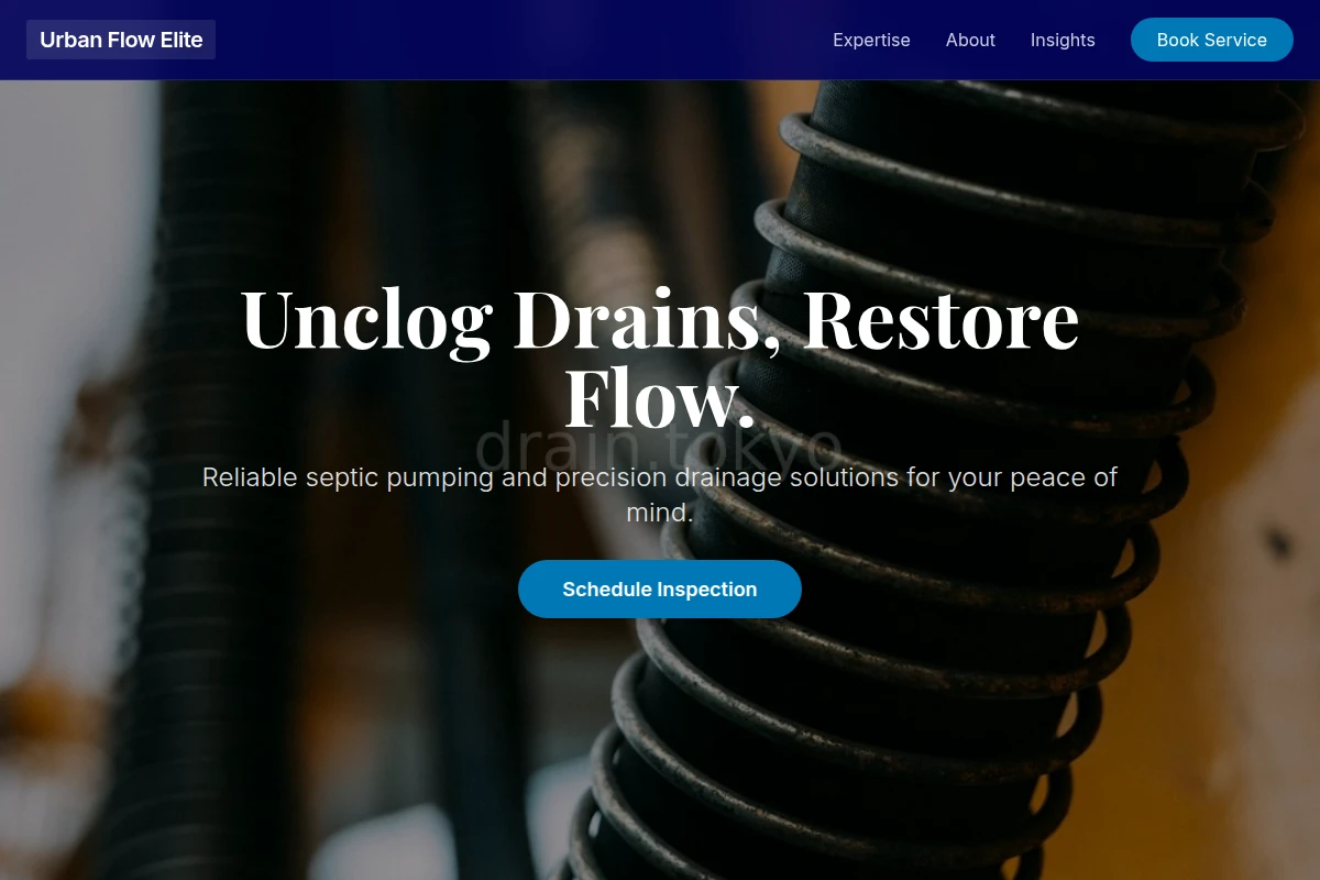 Faucet Septic Pumping