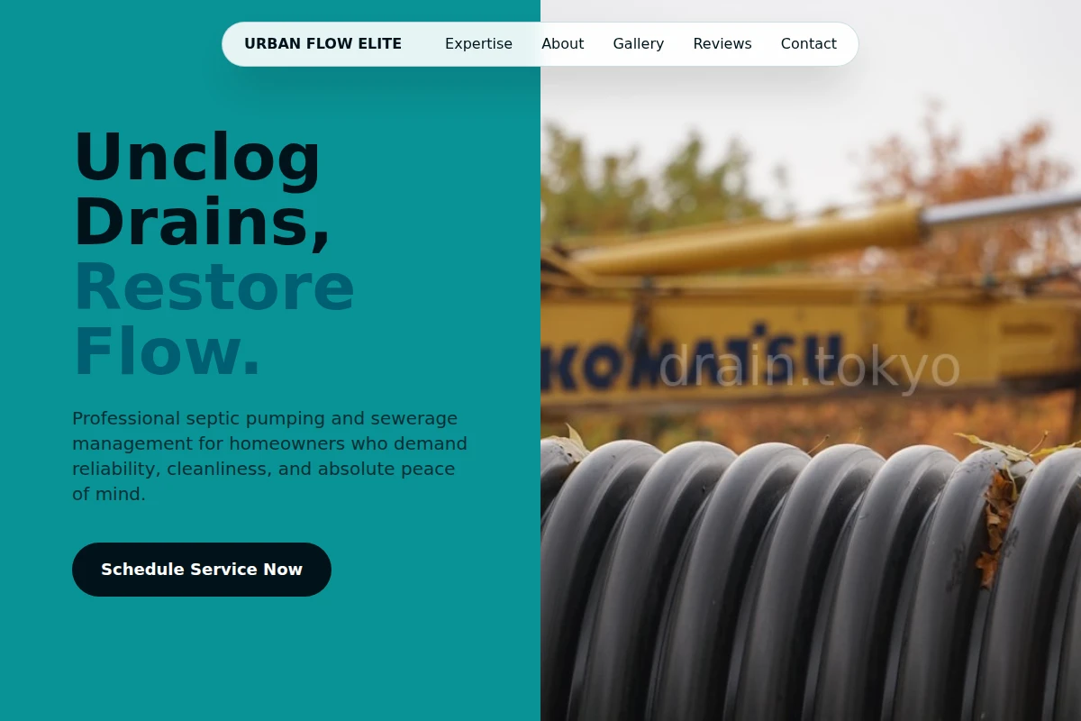 Sewerage Septic Pumping