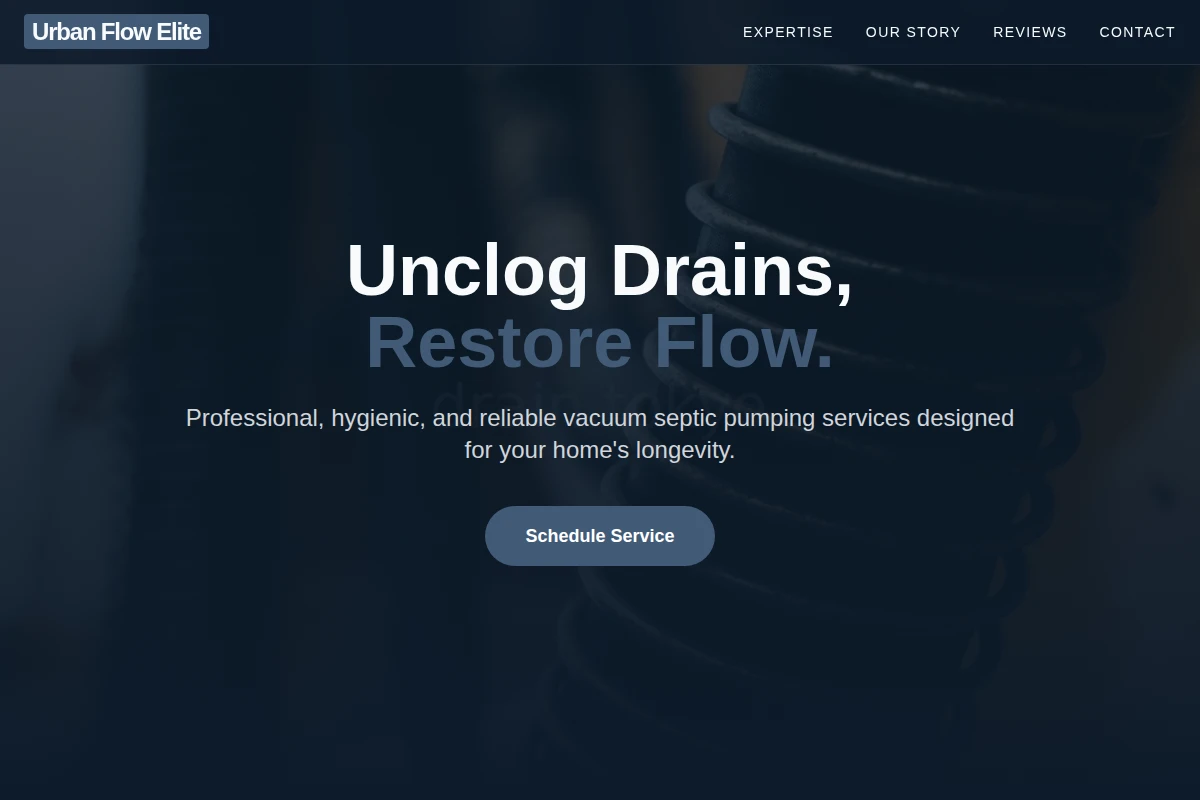 Vacuum Septic Pumping