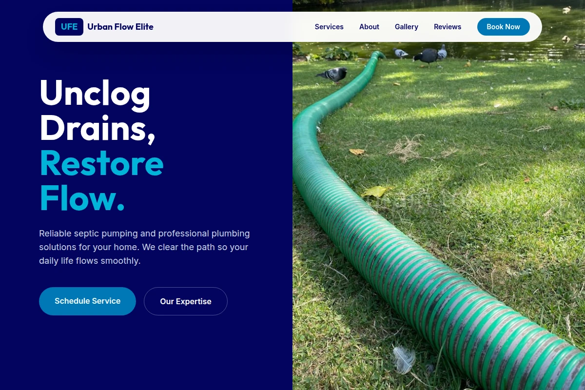 Plumbing Septic Pumping