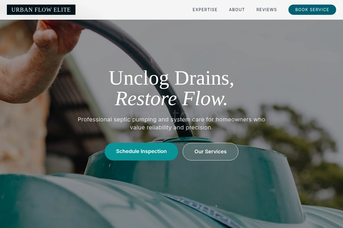 Pipe Septic Pumping