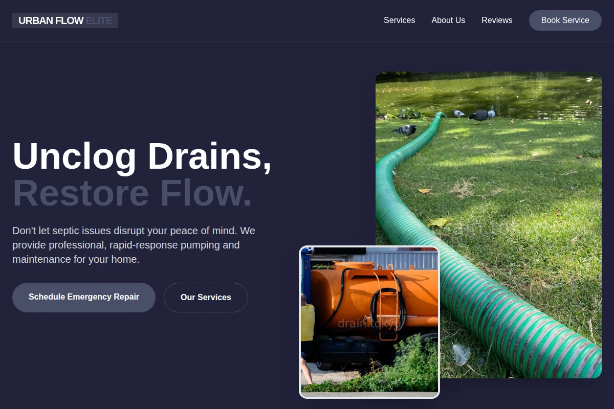 Trench Septic Pumping