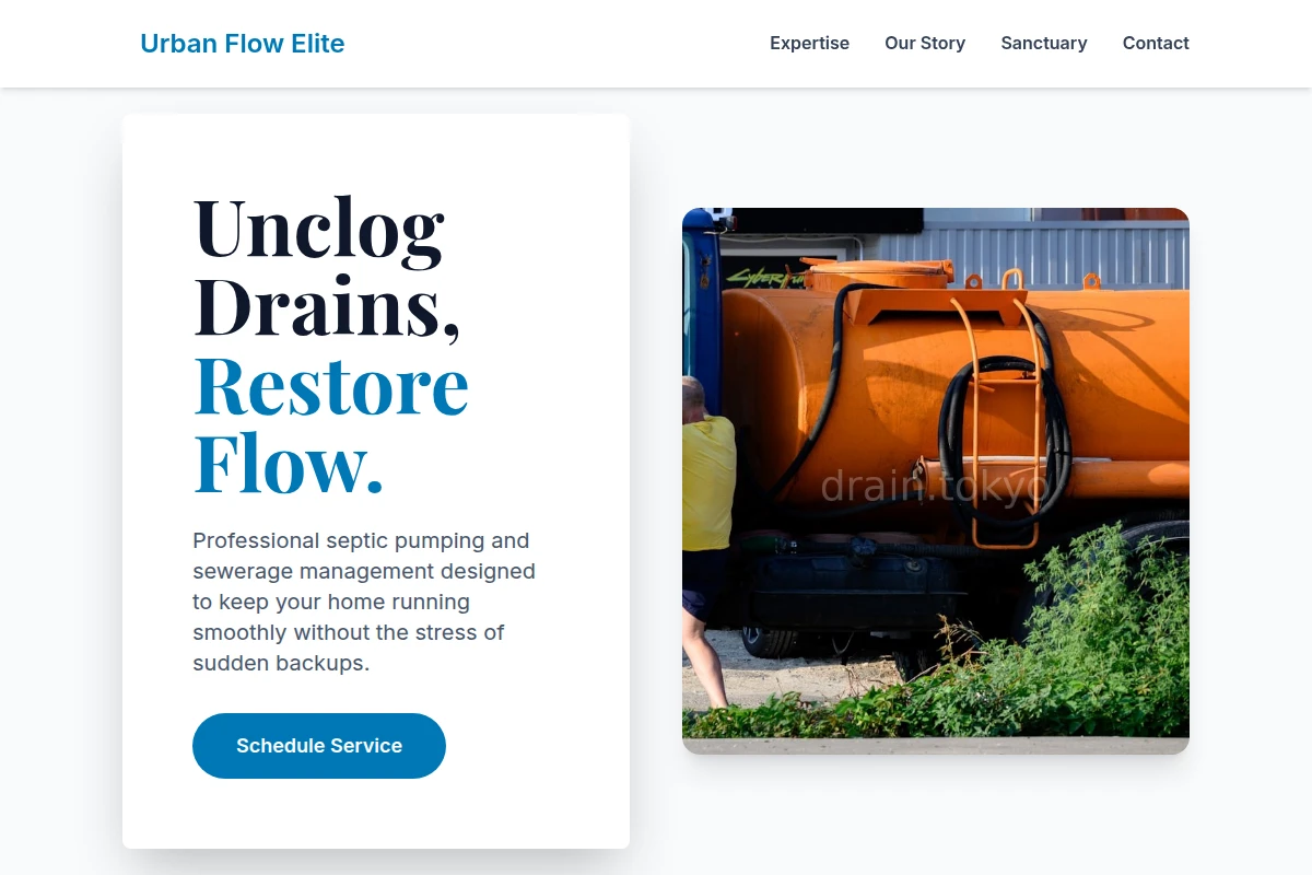 Sewerage Septic Pumping