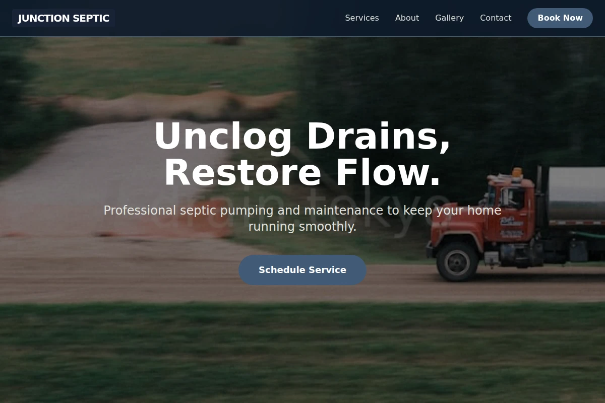 Junction Septic Pumping