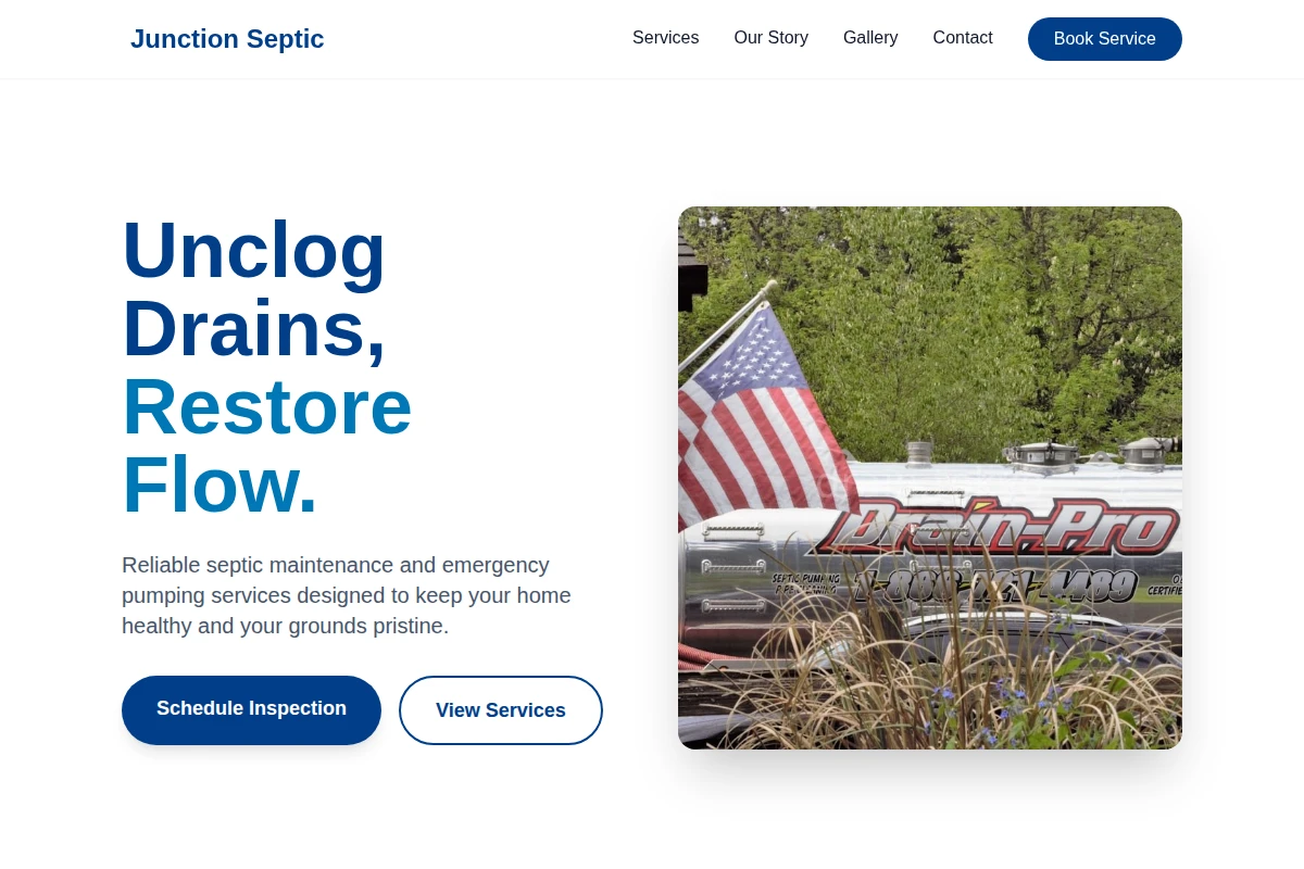 Junction Septic Pumping