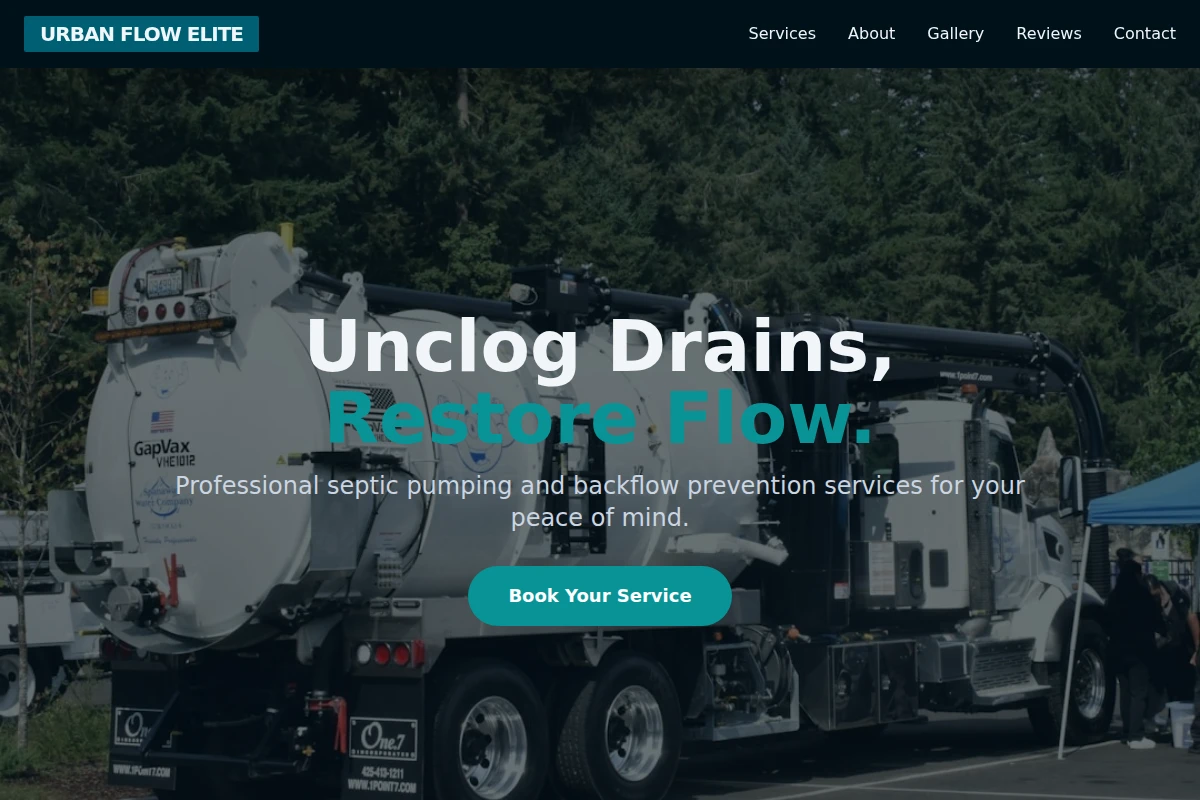 Backflow Septic Pumping