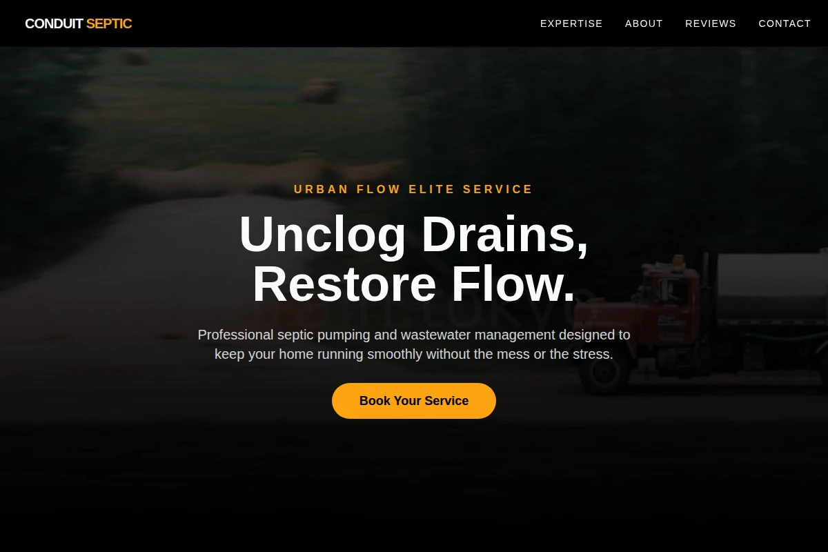 Conduit Septic Pumping