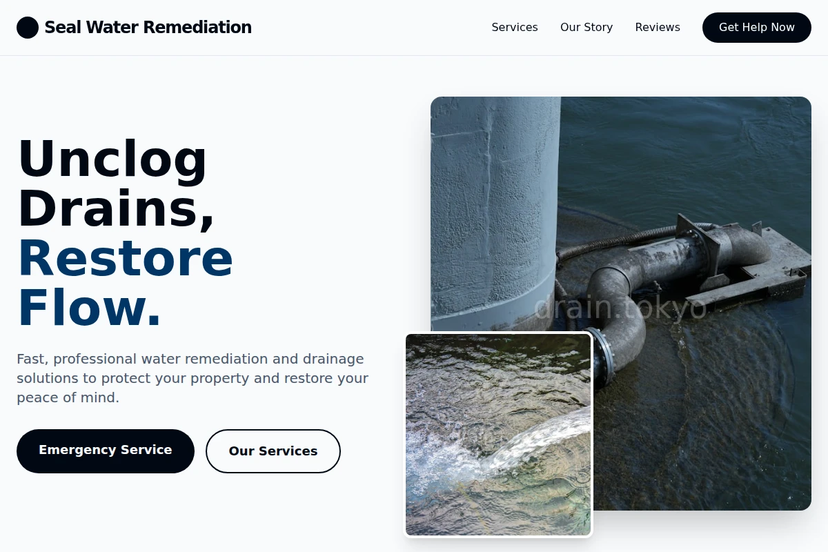 Seal Water Remediation