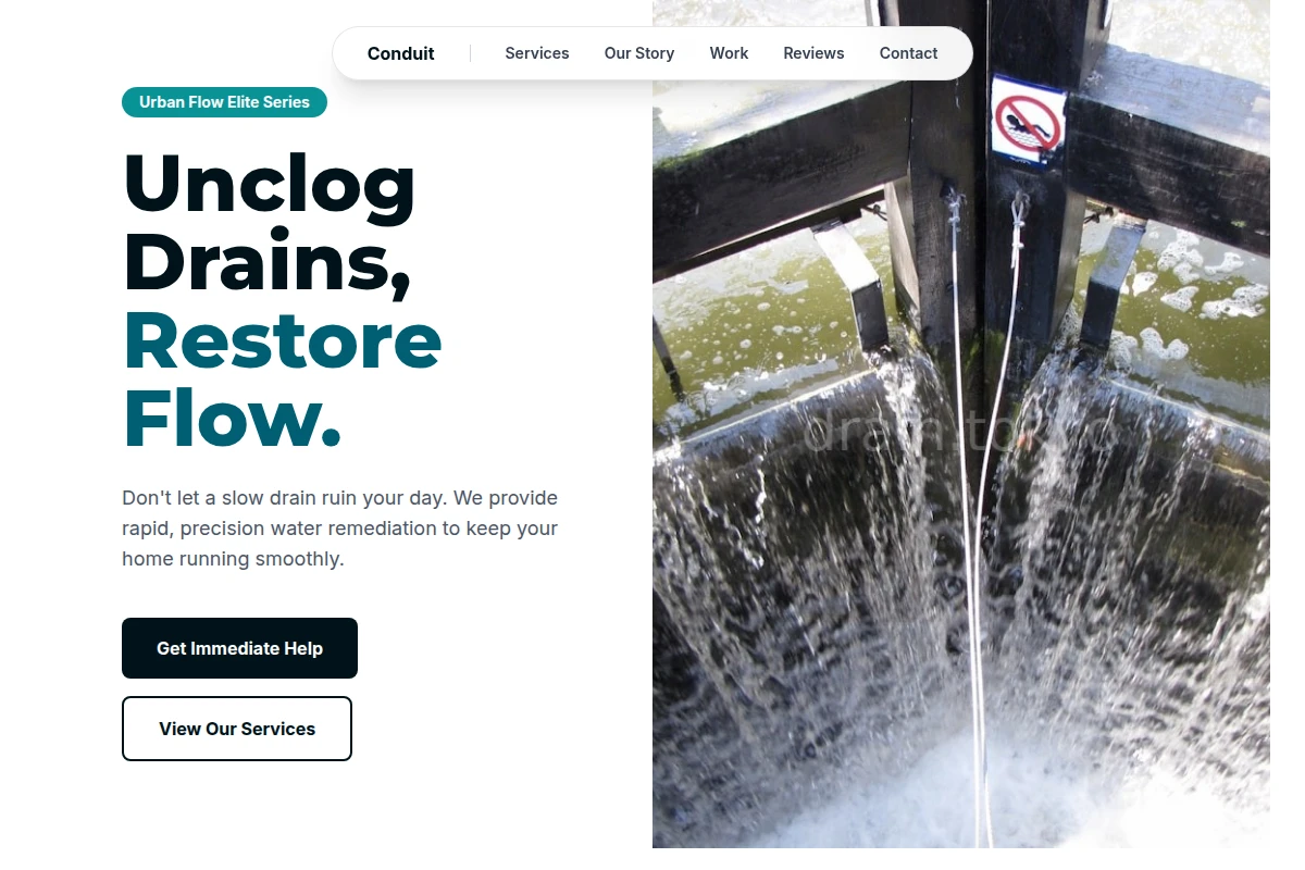Conduit Water Remediation