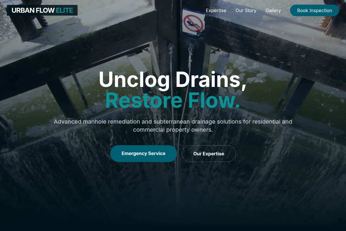 Manhole Water Remediation