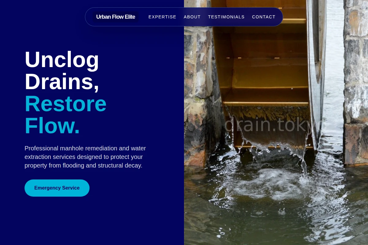 Manhole Water Remediation