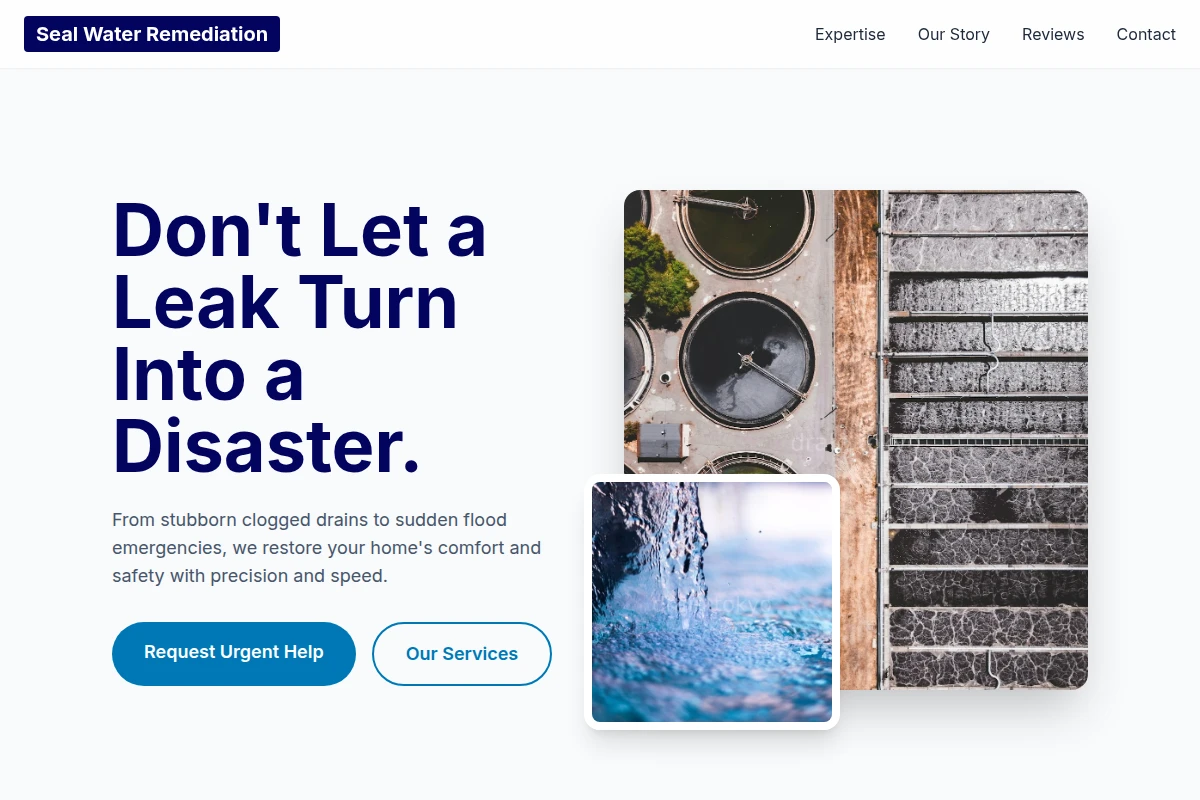 Seal Water Remediation