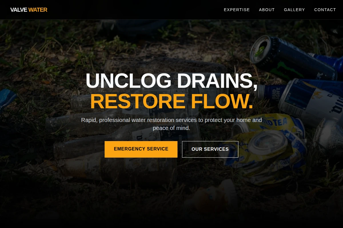 Valve Water Restoration