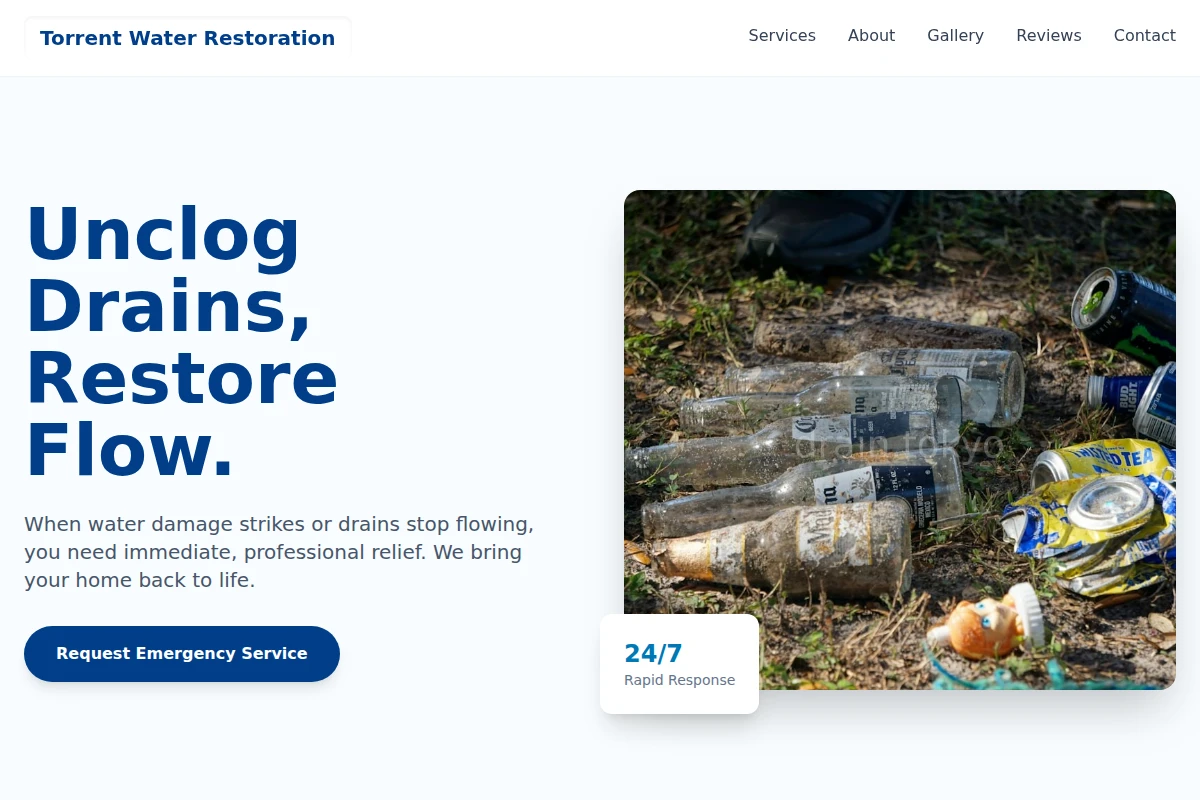 Torrent Water Restoration