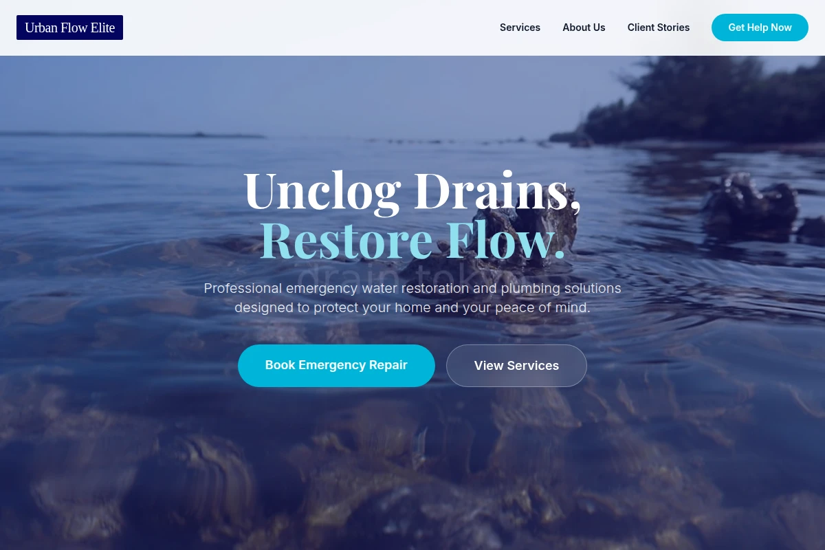 Plumbing Water Restoration
